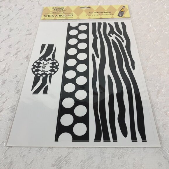 Mango Moon Ceramic Writeable Cheese Markers Set of 6 & Mango Moon Decals 5 pkgs - Picture 10 of 16